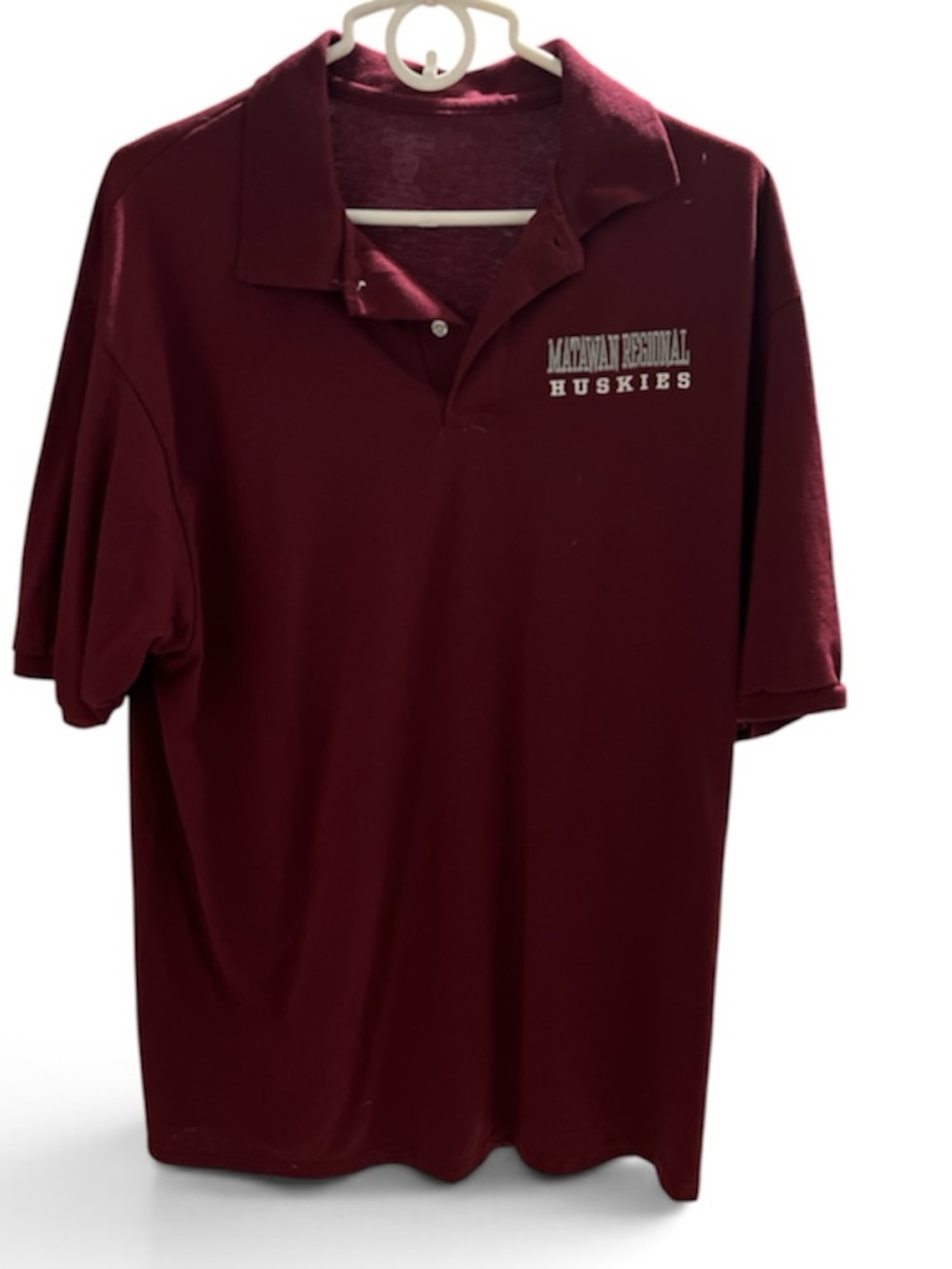 Matawan Regional High School Maroon Polo-Collar Crewneck Sweatshirt